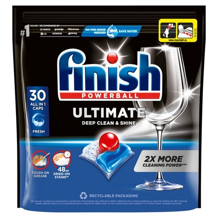 Finish Ultimate Kapsułki do mycia naczyń w zmywarce 387 g (30 sztuk) (1)