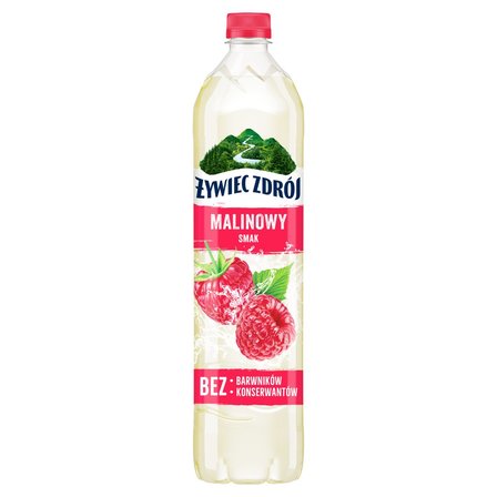 Żywiec Zdrój Napój niegazowany z nutą maliny 1,2 l (1)