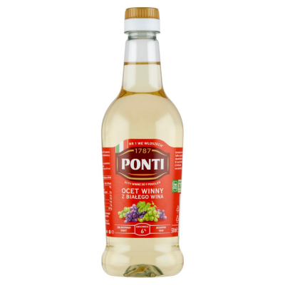 Ponti Ocet winny z białego wina 6 % 500 ml (1)