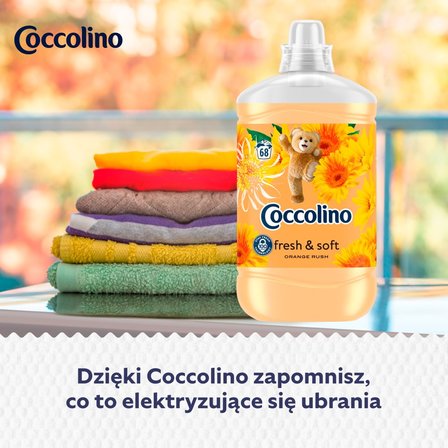 Coccolino Orange Rush Płyn do płukania tkanin koncentrat 1700 ml (68 prań) (2)