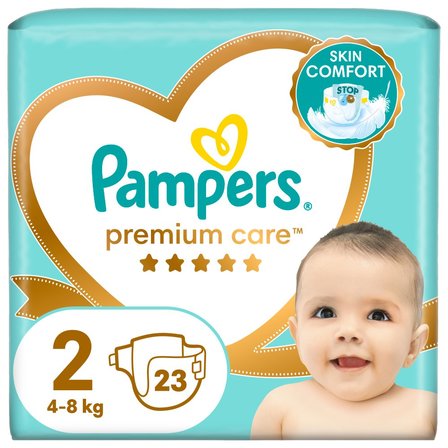 Pampers Premium Care Pieluszki, rozmiar 2,, 4kg-8kg, 23 szt (2)