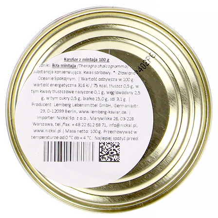 Lemberg Kawior z mintaja 100 g (2)