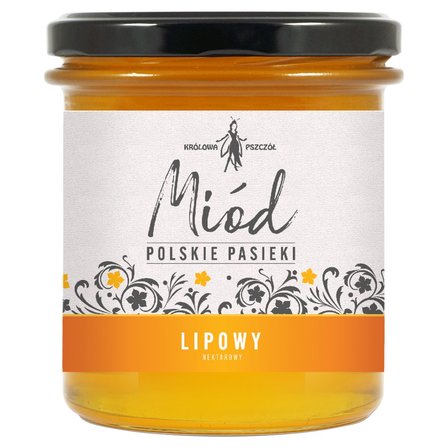 Królowa Pszczół Miód lipowy nektarowy 400 g (1)