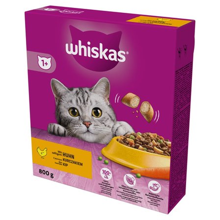 Whiskas Sucha karma dla kotów z pysznym kurczakiem 800 g (1)