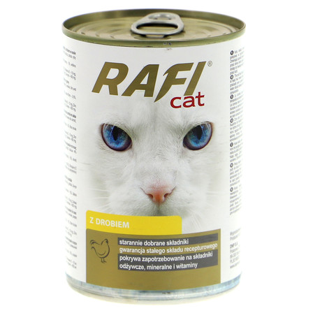 RAFI CAT KARMA DLA KOTÓW Z DROBIEM 415G (1)