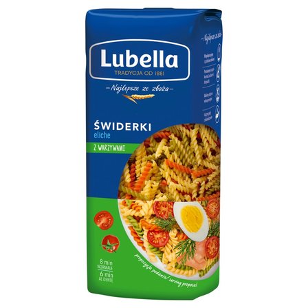 Lubella Makaron świderki z warzywami 400 g (2)