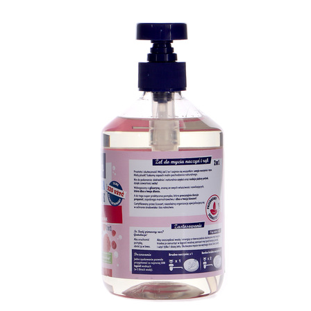 Briochin  żel do mycia naczyń i rąk ocet zapach świeżych malin 500ml (3)
