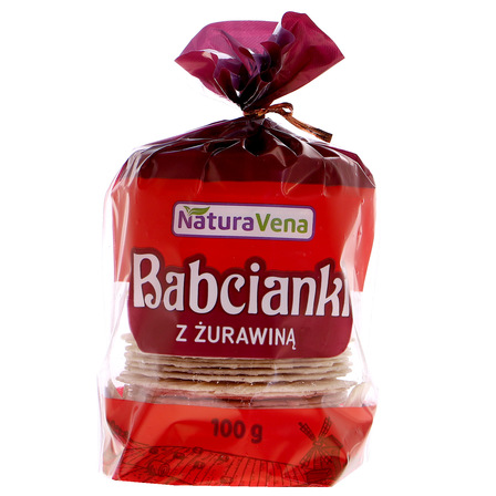 NATURAVENA BABCIANKI Z ŻURAWINĄ 100G (1)