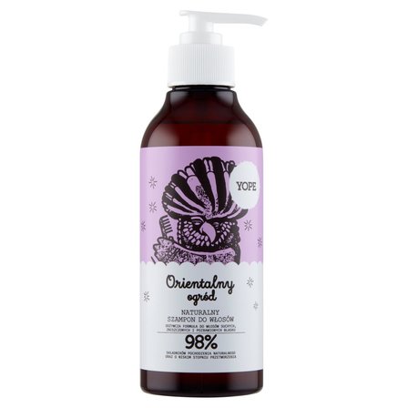 Yope Naturalny szampon do włosów orientalny ogród 300 ml (1)