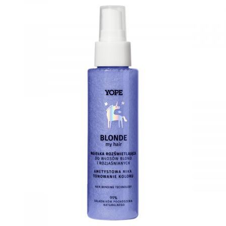 Yope, BLONDE my HAIR, Mgiełka rozświetlająca do włosów, Ametyst, 100 ml (1)