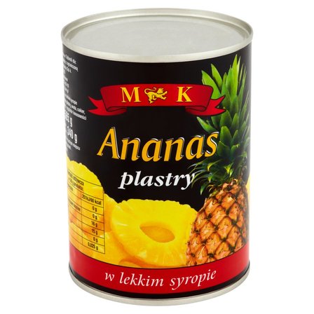 MK Ananas plastry w lekkim syropie 565 g (2)