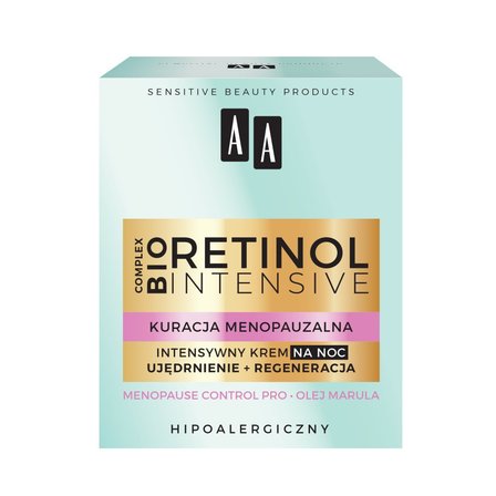 AA Retinol Intensive Kuracja Menopauzalna krem intensywny na noc ujędrnienie + regeneracja 50 ml (4)