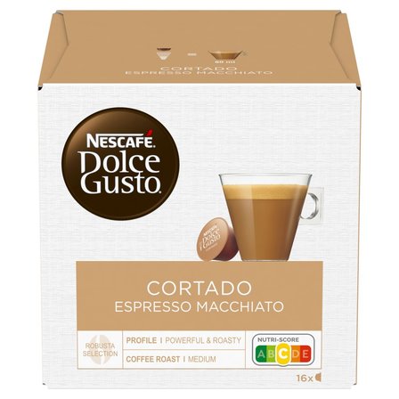 Nescafé Dolce Gusto Cortado Espresso Macchiato Pełne mleko w proszku z kawą 100,8 g (16 x 6,3 g) (2)