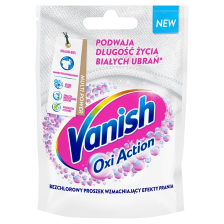 Vanish Oxi Action Odplamiacz do białych tkanin w proszku 30 g (1)