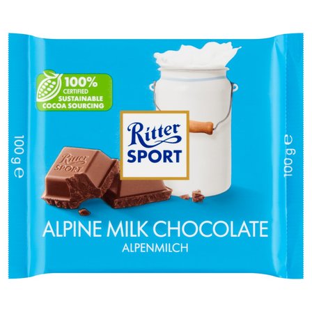 Ritter Sport Czekolada mleczna alpejska 100 g (1)