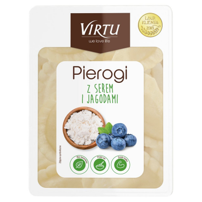 Virtu Pierogi z serem i jagodami 400 g (1)