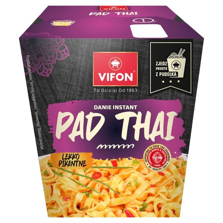 Vifon Pad Thai Danie błyskawiczne z nudlami o smaku kurczaka 85 g (1)