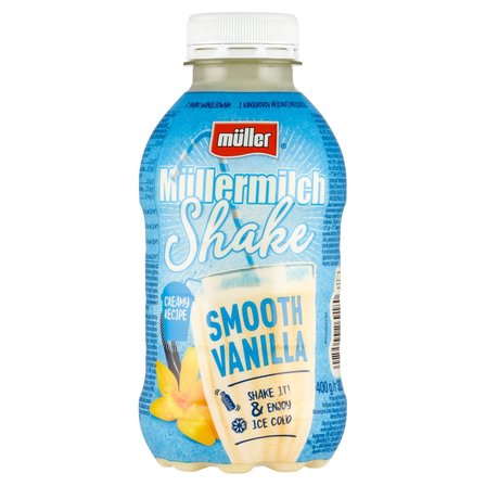 Müller Müllermilch Shake Napój mleczny o smaku waniliowym 400 g (1)