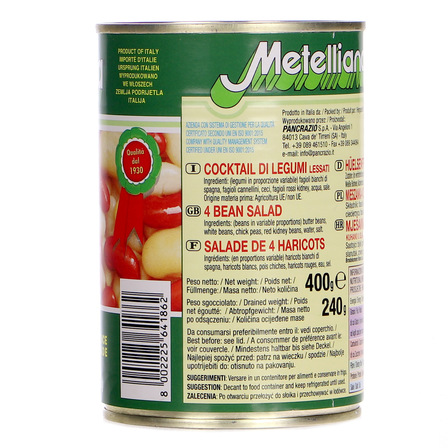 Metelliana Fasola 4 odmiany 400g (2)