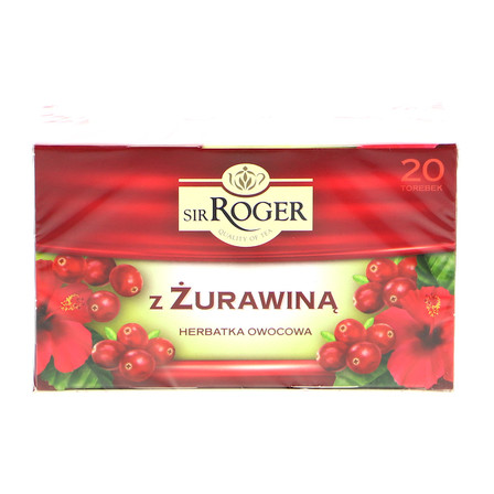 SIR ROGER HERBATKA OWOCOWA Z ŻURAWINĄ 20TBx2G (1)