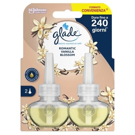 GLADE wkład do odświeżacza elektrycznego ROMANTIC VANILLA duo 2x20ml (1)