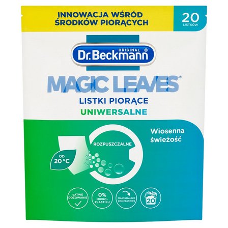 Dr. Beckmann Listki piorące uniwersalne wiosenna świeżość 80 g (20 prań) (1)