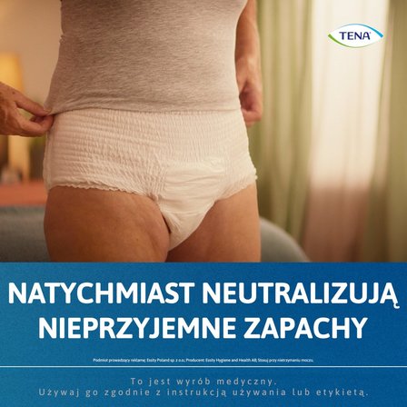 TENA ProSkin Pants Normal Wyrób medyczny majtki chłonne M 10 sztuk (8)