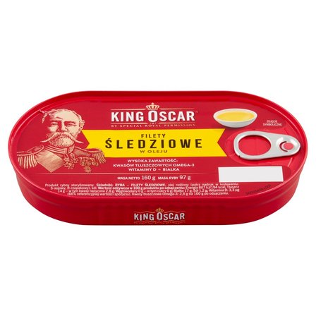 King Oscar Filety śledziowe w oleju 160 g (2)