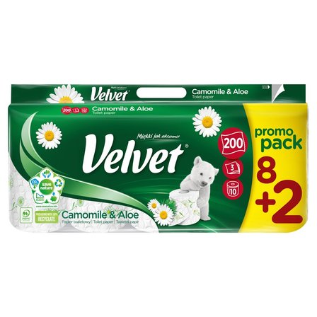 Velvet Camomile & Aloe Papier toaletowy 10 rolek (1)