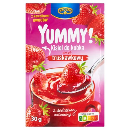 Krüger Yummy! Kisiel do kubka smak truskawkowy 30 g (1)