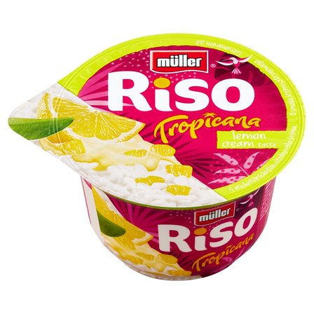 Müller Riso Tropicana Deser mleczno-ryżowy z sosem o smaku kremu cytrynowego 175 g (2)