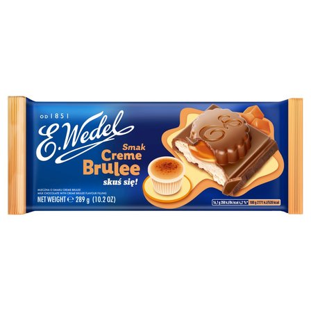 E. Wedel Czekolada mleczna o smaku creme brulee 289 g (1)