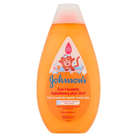 Johnson's Bąbelkowy płyn do kąpieli i mycia ciała 2w1 500 ml (1)