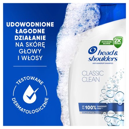 Head & Shoulders Classic Clean Codzienny Szampon Przeciwłupieżowy 250 ml. Efekt świeżości (4)