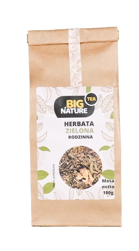 Big Nature Herbata zielona Rodzinna 100 g (1)