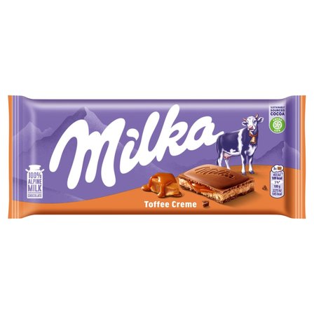 Milka Czekolada mleczna z nadzieniem toffi 100 g (1)