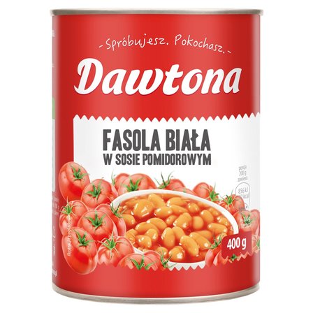 Dawtona Fasola biała w sosie pomidorowym 400 g (1)