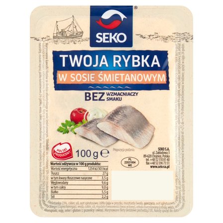 Seko Twoja rybka w sosie śmietanowym 100 g (1)