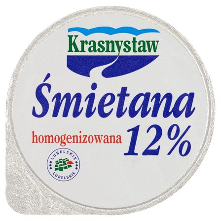 Krasnystaw Śmietana 12 % homogenizowana 150 g (1)