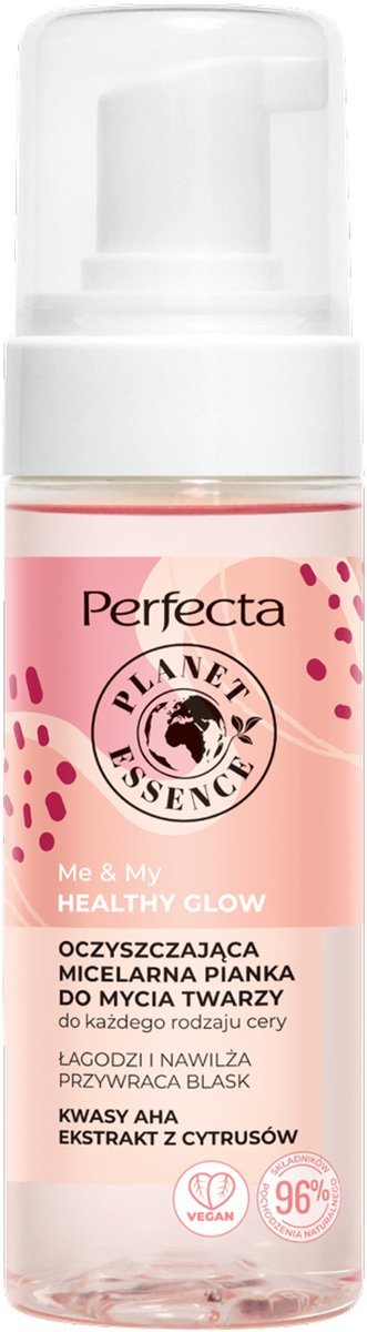 Perfecta Me&My Healthy Glow Oczyszczająca micelarna pianka do mycia twarzy 160ml (1)