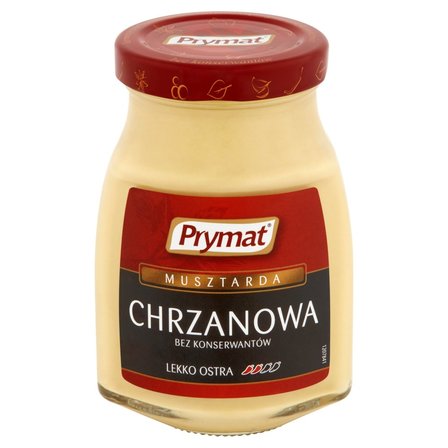 Prymat Musztarda chrzanowa 185 g (2)