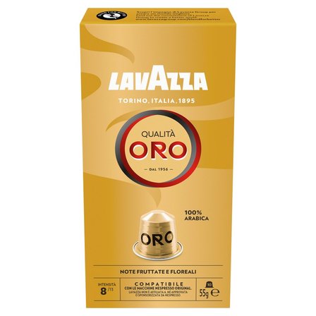 Lavazza Qualità Oro Kawa palona mielona w kapsułkach 55 g (10 sztuk) (1)