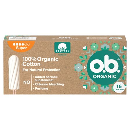 O.B. Organic Super Tampony 16 sztuk (1)