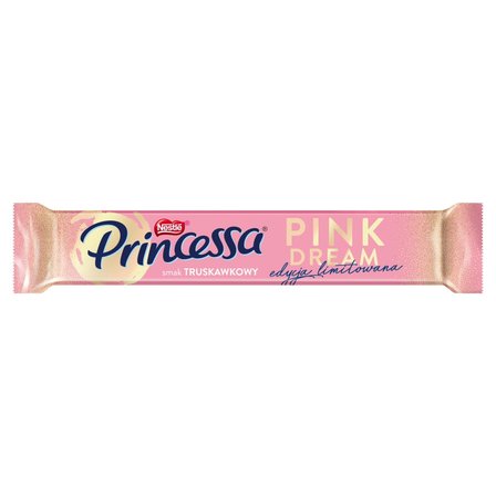 Princessa Pink Dream Kolorowy wafel smak truskawkowy 37 g (1)