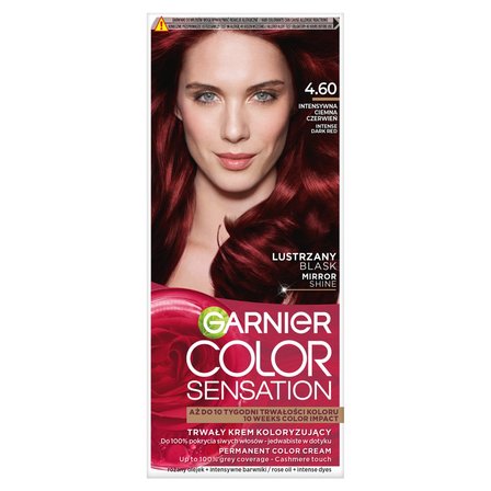 Garnier Color Sensation Krem koloryzujący 4.60 Intensywna ciemna czerń (1)