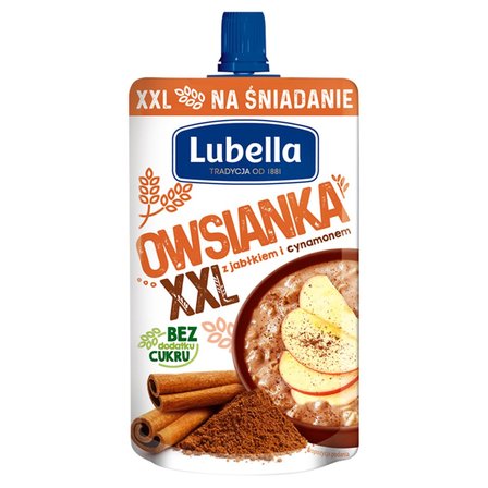 Lubella Owsianka XXL z jabłkiem i cynamonem 170 g (1)