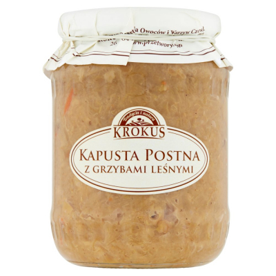 Krokus Kapusta postna z grzybami leśnymi 670 g (1)