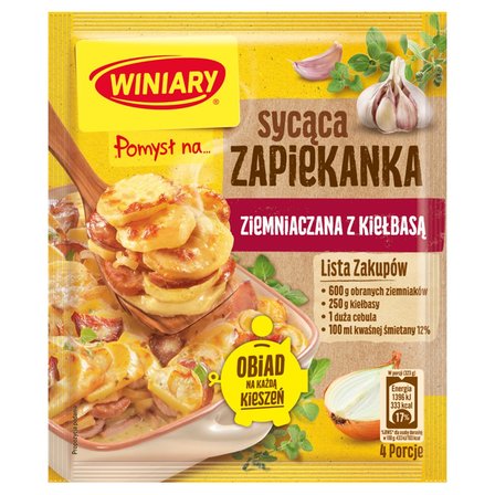 Winiary Pomysł na... Sycąca zapiekanka ziemniaczana z kiełbasą 41 g (1)