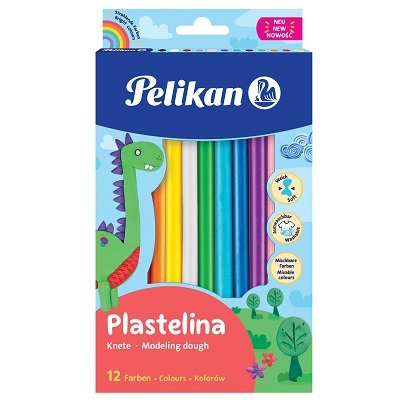 Pelikan Plastelina 12 kolorów (1)