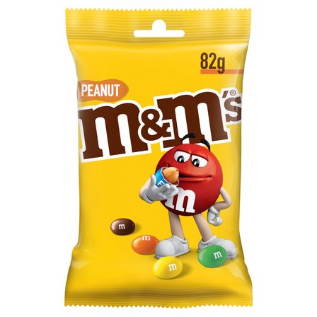 M&M's Peanut Orzeszki ziemne oblane czekoladą w kolorowych skorupkach 82 g (1)